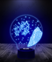 Lampka LED 3D Plexido Strzelec Znak Zodiaku - 2