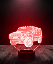 Lampka LED 3D Plexido Auto Monster Truck - 3