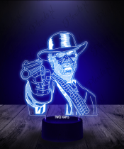 Lampka LED 3D Plexido Red Dead Redemption Artur - 1