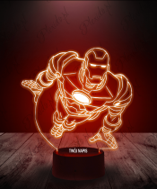 Lampka LED 3D Plexido Tony Stark Iron Man - 1