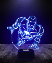 Lampka LED 3D Plexido Tony Stark Iron Man - 2