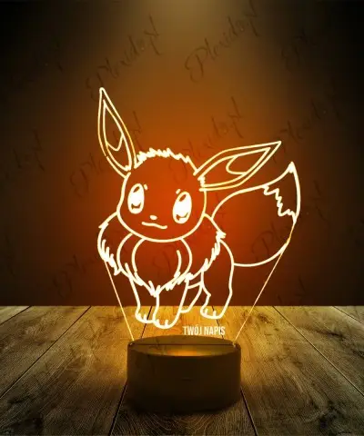 Lampka LED 3D Plexido Pokemon Flareon