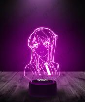 lampka_led_3d_plexido_mai_waifu_krawat