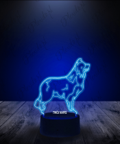 Lampka LED 3D Plexido Pies Border Collie - 1