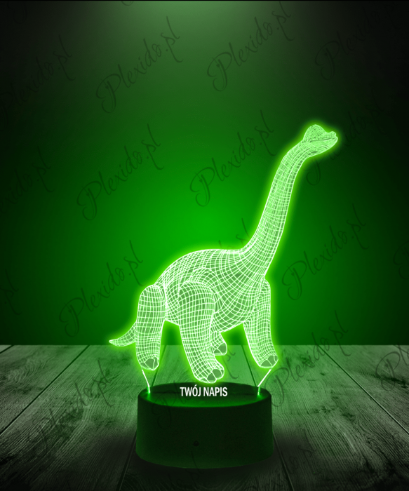 Lampka LED 3D Plexido Dinozaur Brachiozaur - 2