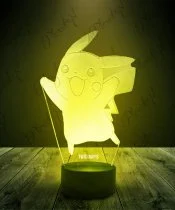 Lampka LED 3D Plexido Pikachu Pokemon