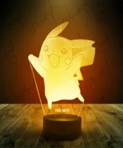 Lampka LED 3D Plexido Pikachu Pokemon