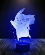 Lampka LED 3D Plexido Pikachu Pokemon