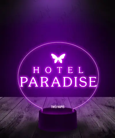 lampka_led_3d_plexido_hotel_paradise