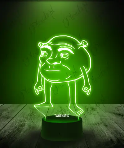 Lampka LED 3D Plexido Mike Wazowski - 1