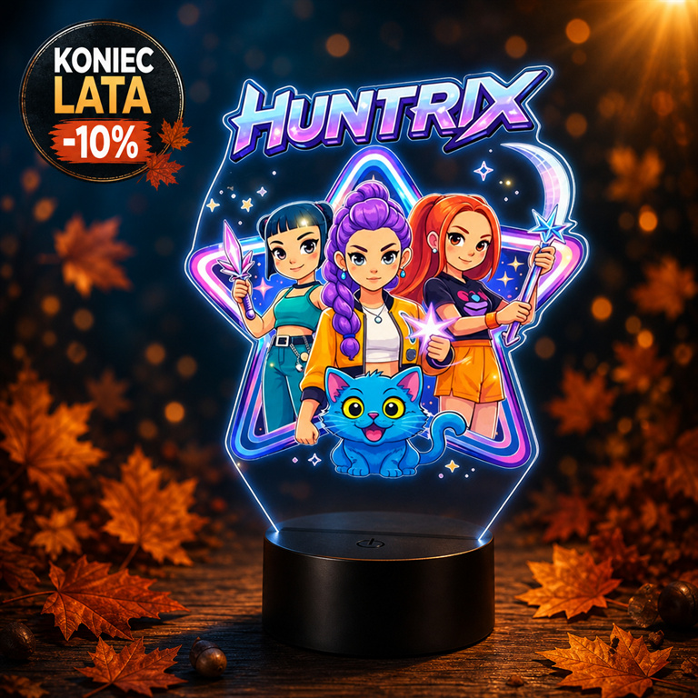 Lampka LED 3D Huntrix — Koniec lata -10%