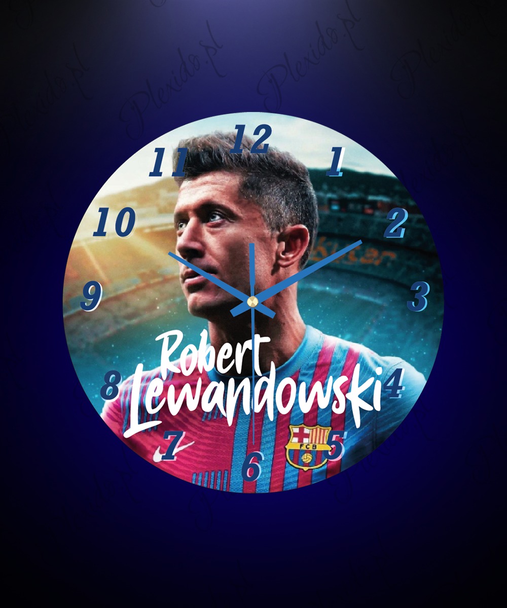 zegar Robert Lewandowski FC Barcelona