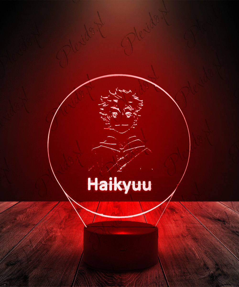lampki led 3d anime haikyuu