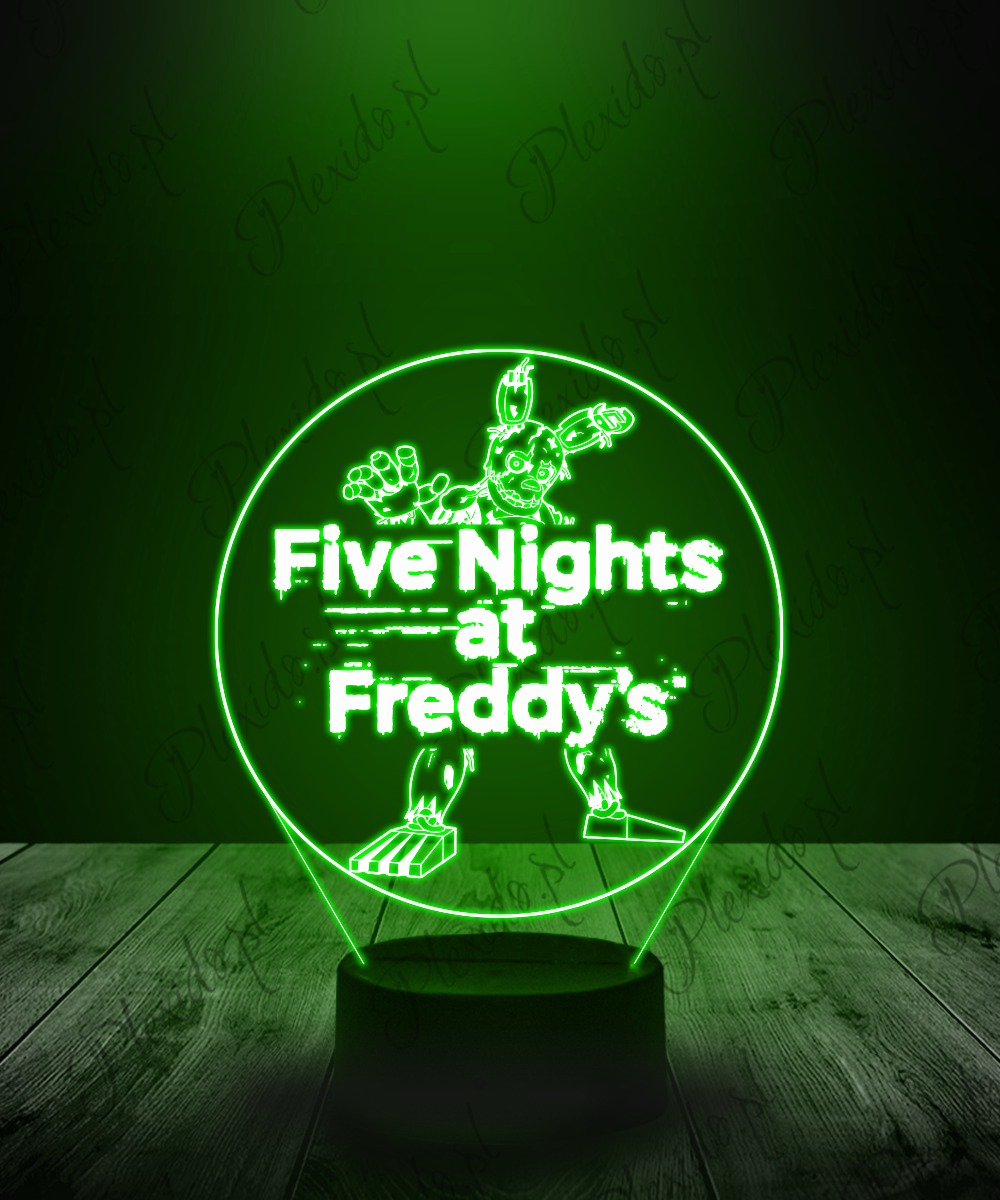 lampki led 3d gaming five nights at freddys fnaf
