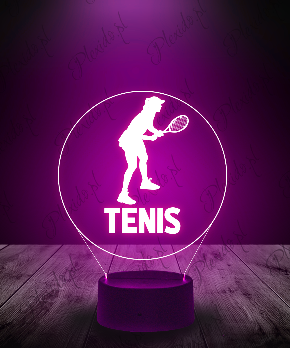 lampki led 3d sport tenis