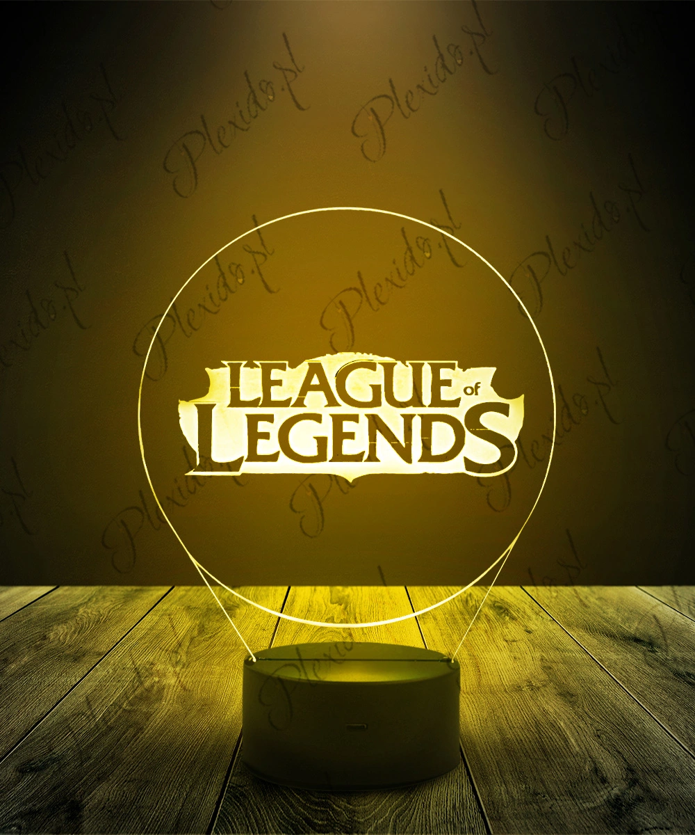 lampki led 3d gaming league of legends