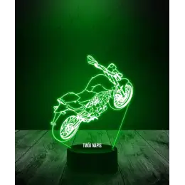 Lampki LED 3D z motywem Aprilia – włoski styl i sportowe emocje