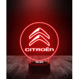 Lampki LED 3D z motywem Citroën – francuska innowacja i komfort w nowoczesnym wydaniu