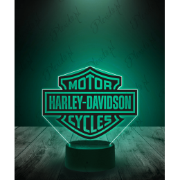 Lampki LED 3D z motywem Harley-Davidson – ikona wolności i klasyki motoryzacji