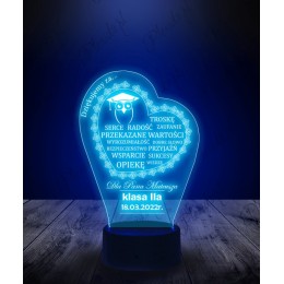 Prezent na Dzień Nauczyciela – personalizowana lampka od klasy