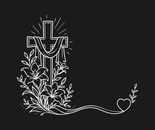 Krzyż z liliami