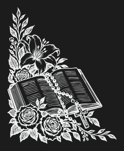 Biblia z różami