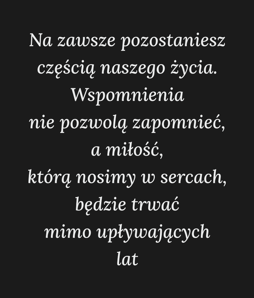 Nie ma pożegnań dla tych, którzy na zawsze…