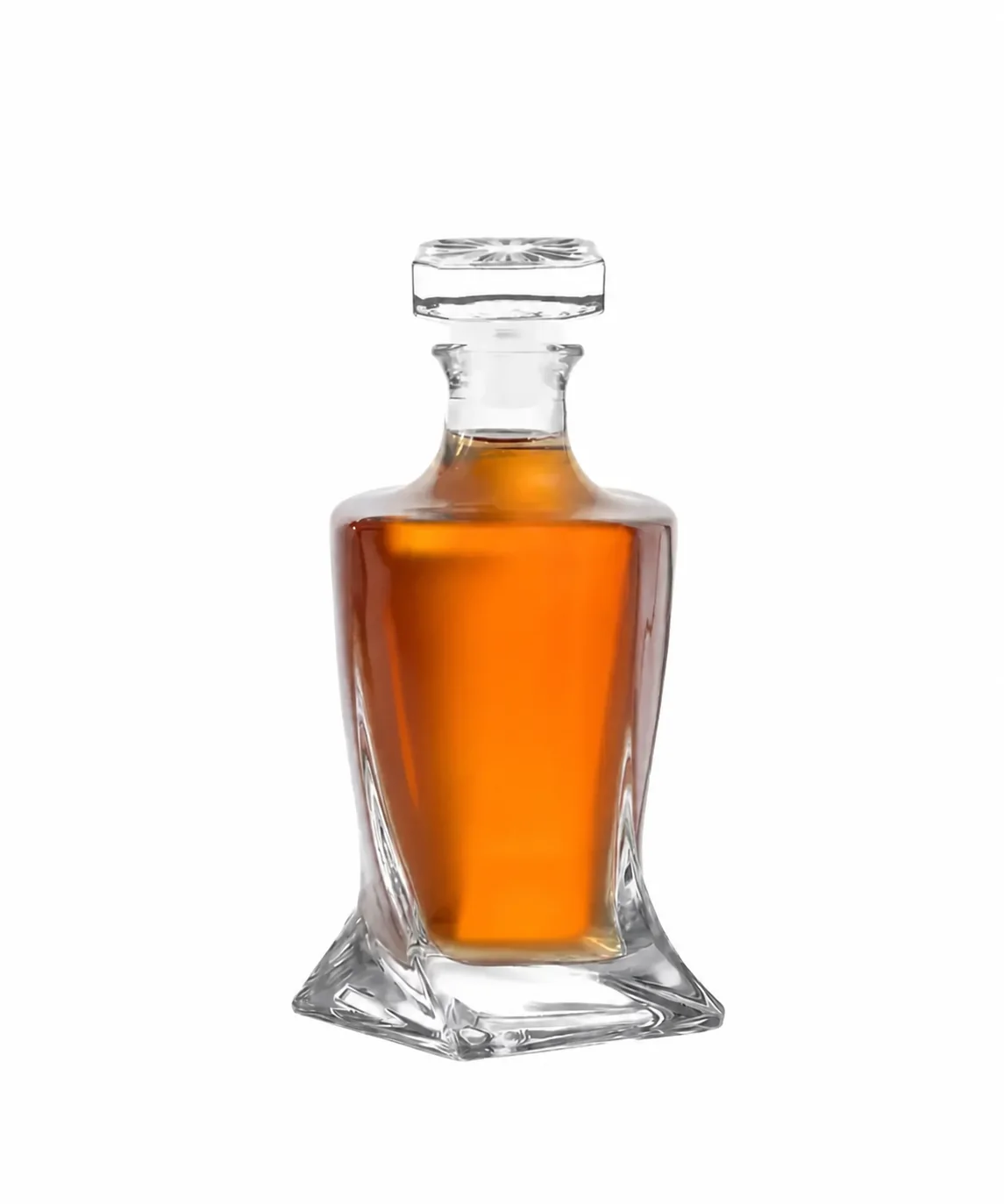 Podgląd produktu Whiskey Decanter with Engraving for a Gift Plexido Twisted